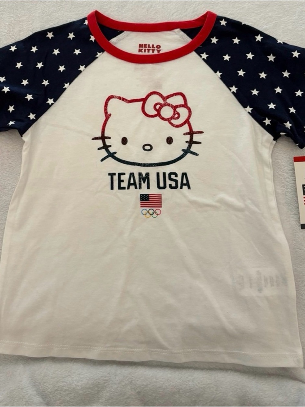 Hello Kitty Team USA Tee - XS (4/5) - Girl’s BRAND NEW!!
